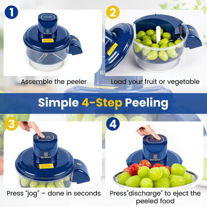 Automatic Grape Peeler Machine – Powerful Garlic & Cherry Tomato Peeler, Cord...