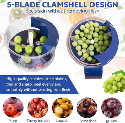 Automatic Grape Peeler Machine – Powerful Garlic & Cherry Tomato Peeler, Cord...