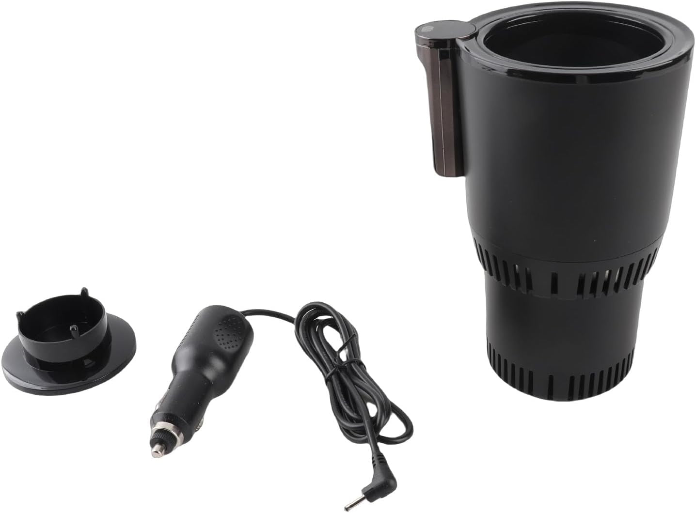 2-In-1 Car Cup Warmer Cooler, Smart Car Cup Mug Holder Auto Car Cooling and Heating Cup Holder Car Tumbler Holder Practical Car Refrigerator Cooler Insulation Drink Cooler Cup (Black)